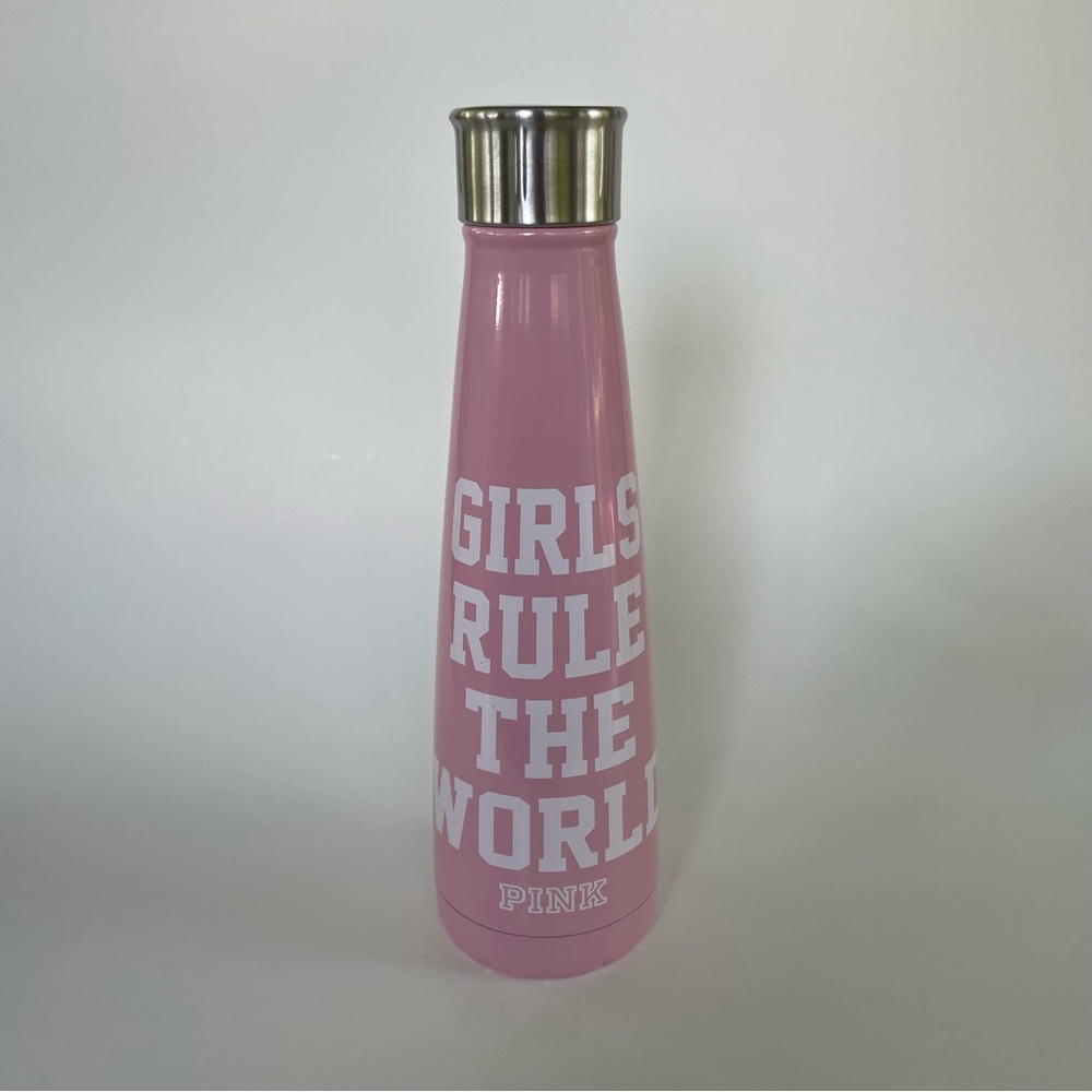 PINK Sip by S’well Girls Rule The World Water Bottle 15 oz Victoria’s Secret
